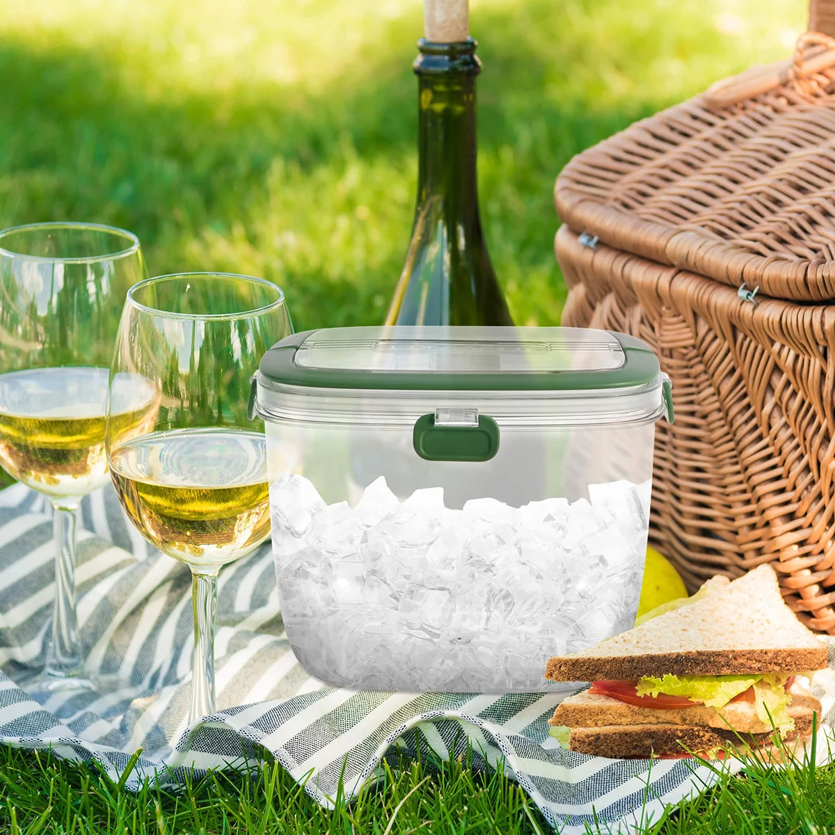 Бытовая форма для мороженого портативное ведро льда на открытом воздухе с