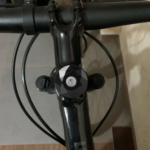 Черная алюминиевая верхняя крышка выноса велосипеда, крышка гарнитуры для горного велосипеда MTB с болтом