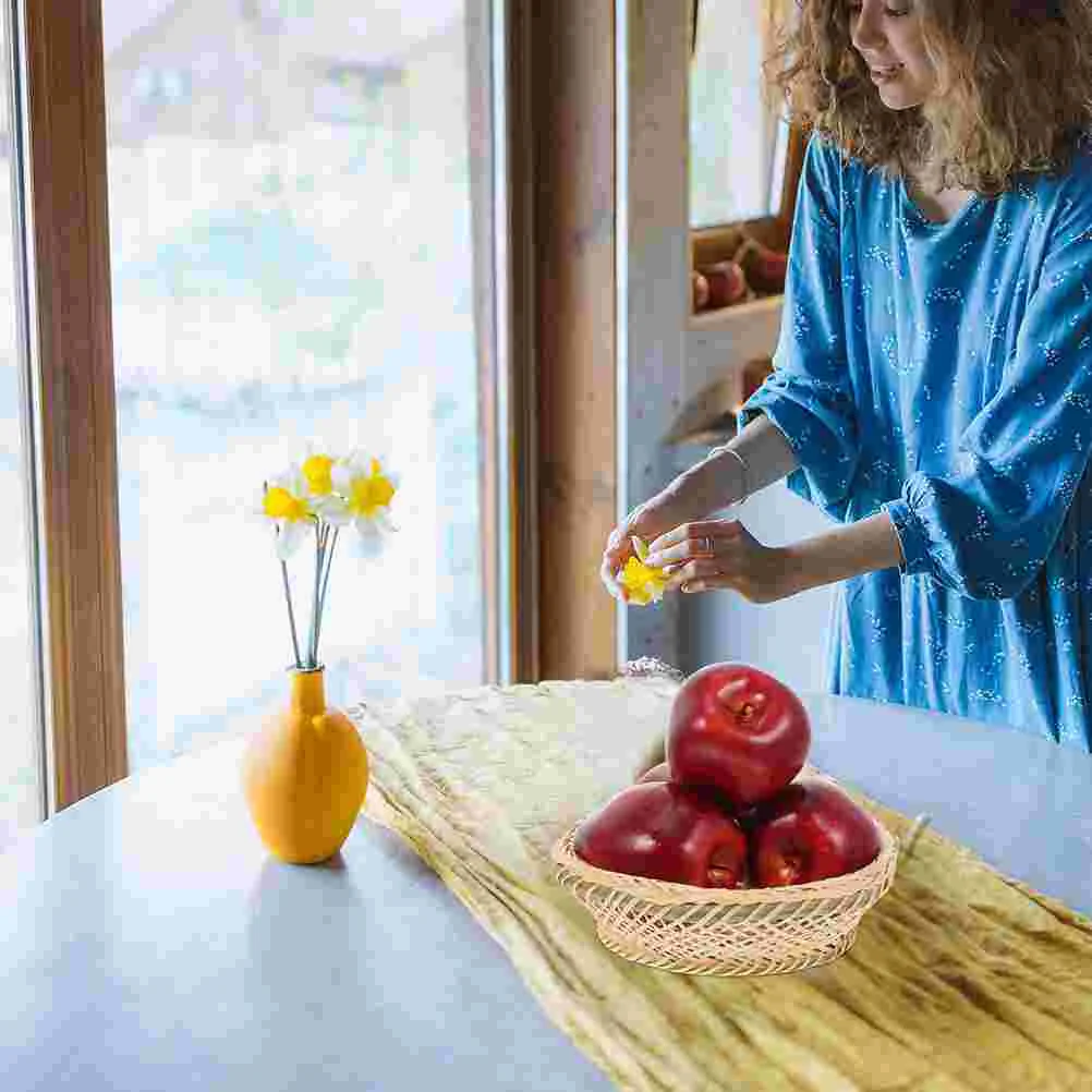 6 шт. имитация красной змеи модель фруктов вкусные яблоки поддельная еда игрушки