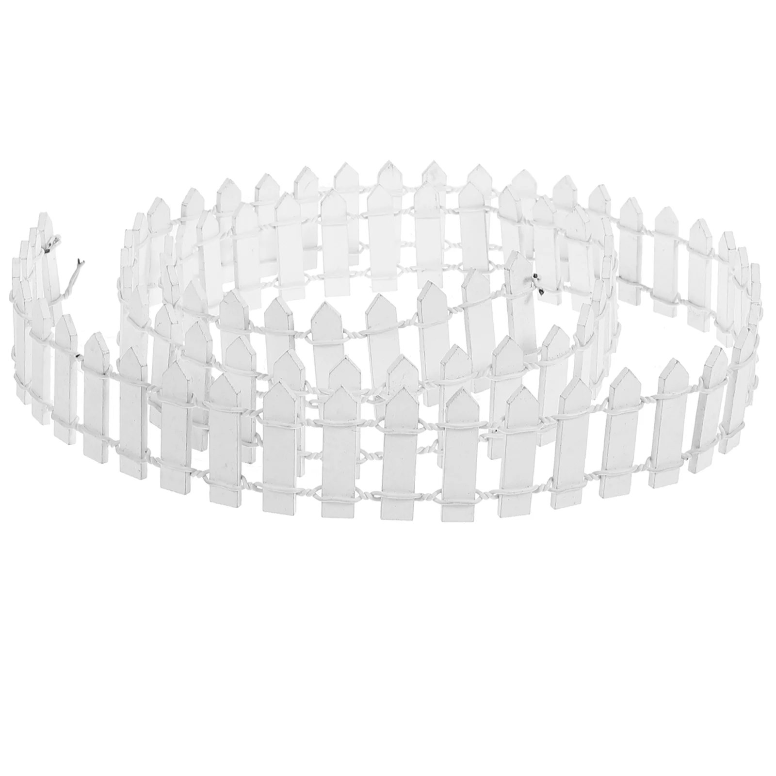 

Mini Fence Wood Garden Small Decor Miniature Wooden Decorative Model House