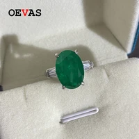 top quality big green zircon wedding rings for women simple and elegant party jewelry girls engagement ring bague dropshipping