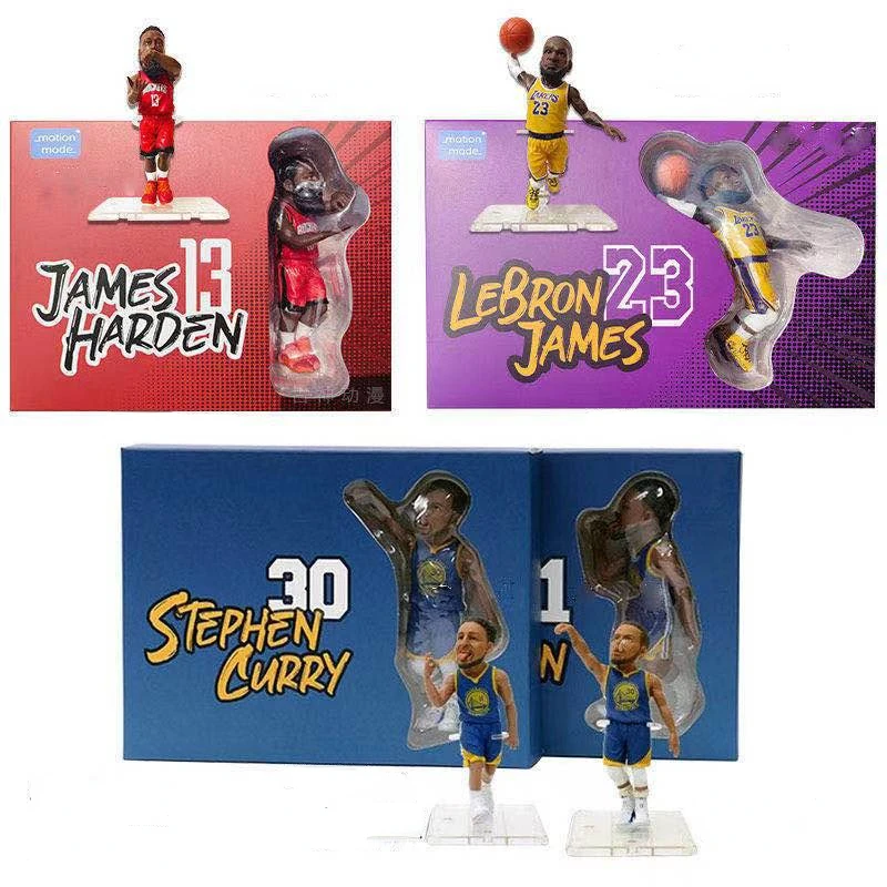 

Basketball Star JamesHaden-Curry hompsonModel ActionFigureToyYouth Memory Ball Moving Life Collection Accessories Action Figure