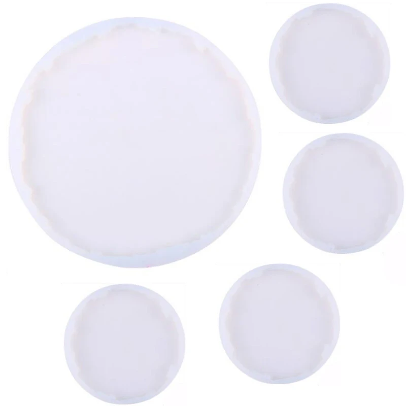 

Формы из силиконовой смолы, 1 шт. большая форма из смолы + 4 упаковки форм для подставок из Жеода и агата, формы для лотков из Жеода, узор с дере...