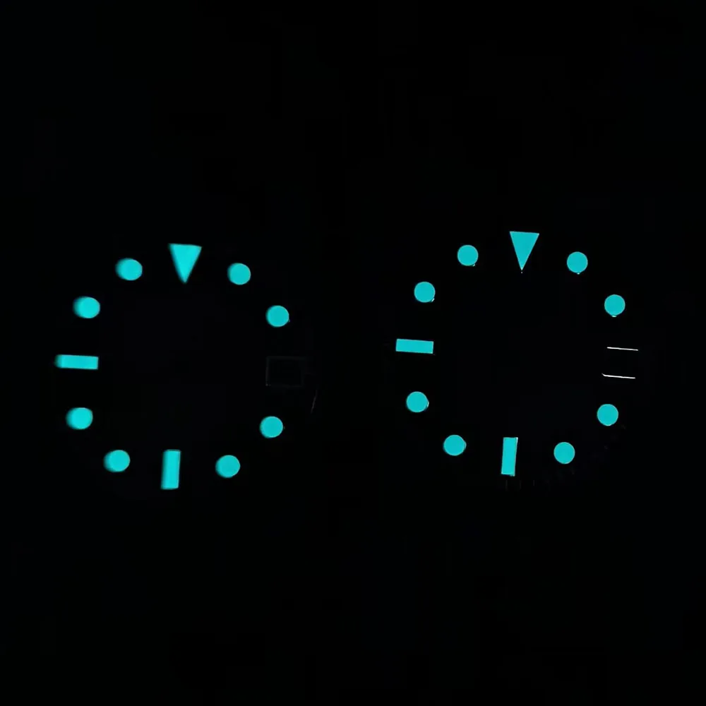 Циферблат для часов NH35/NH36 синего цвета