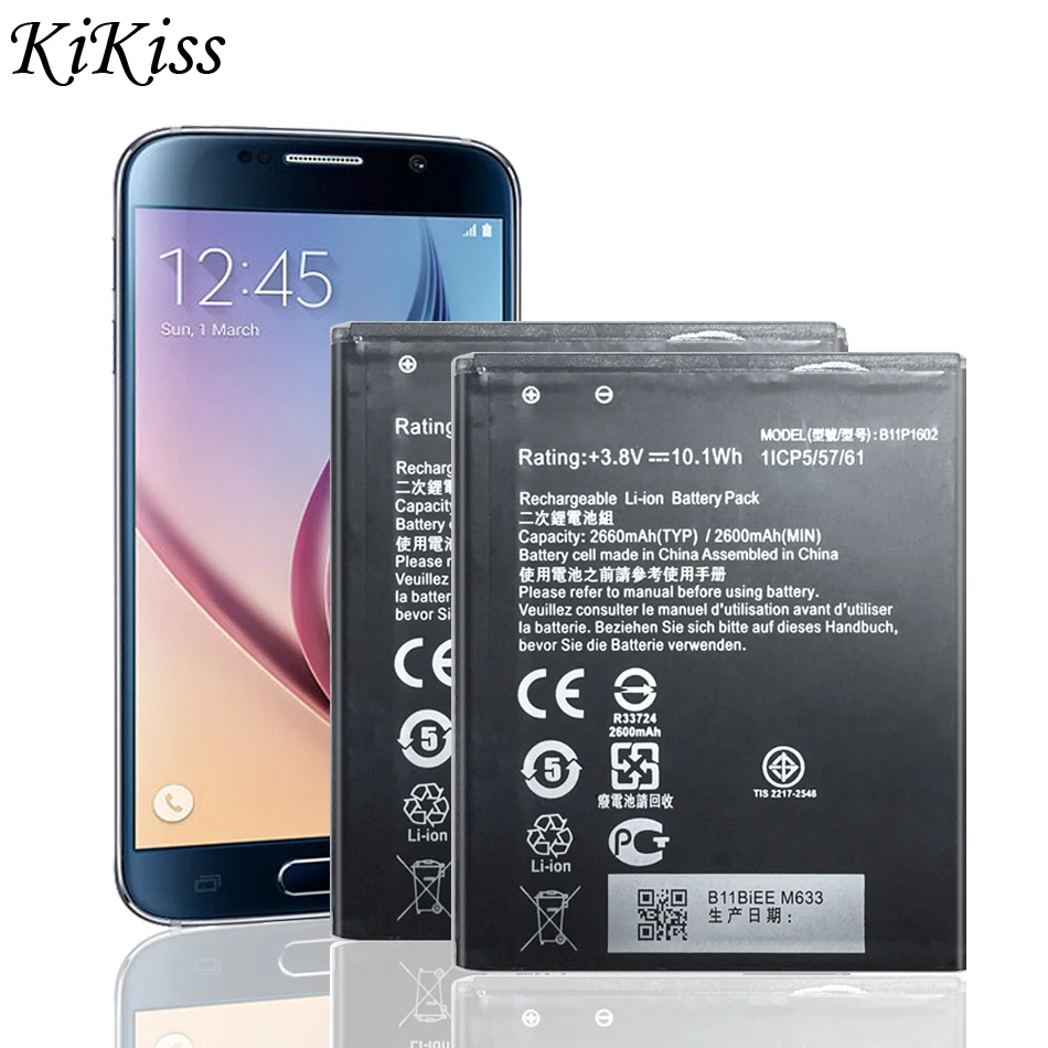 Аккумулятор B11P1602 2660 мАч для ASUS Zenfone Go 5 Go5 ZB500KL X00AD X00ADC X00ADA, аккумулятор для телефона