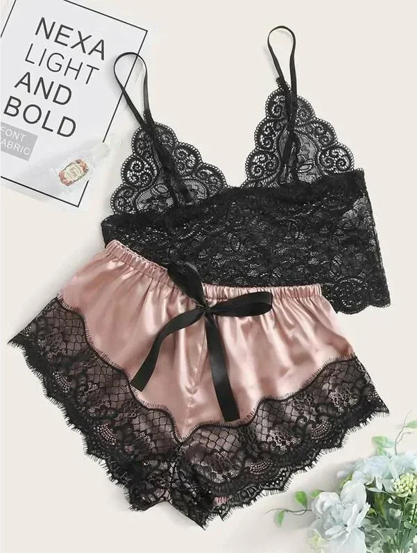 Женские пижамные комплекты MOONBIFFY полиэстер летние