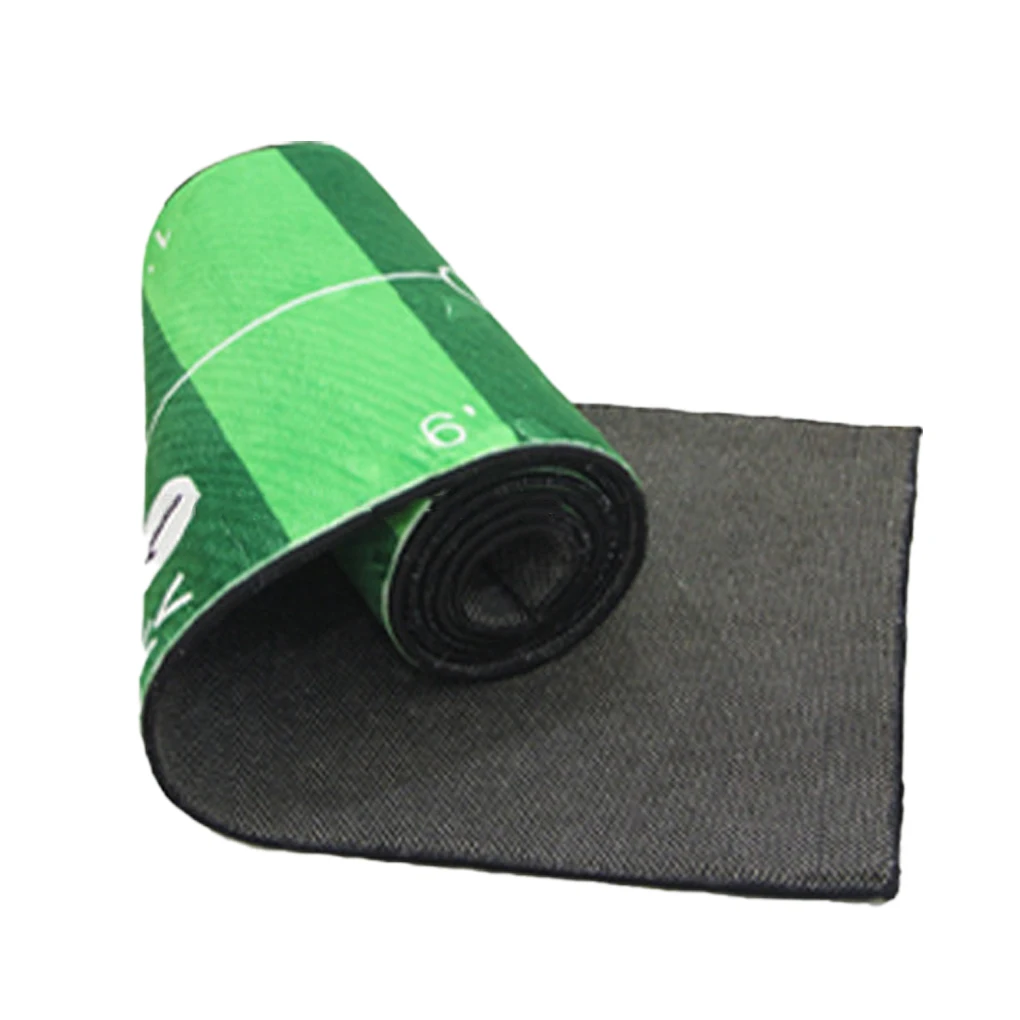 

Indoor Putting Green Show Shot Track 1.5cm Baffle Design Portable Machine Washable Golf Practice Blanket Green style