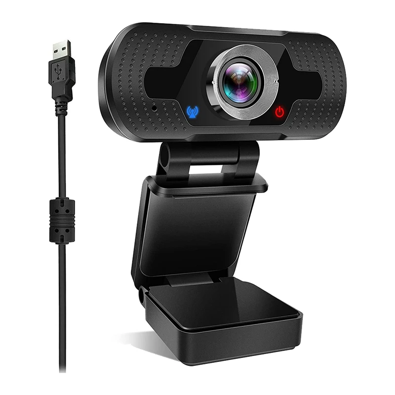 

Webcam, USB Camera With Microphone For PC Autofocus Plug & Play Built-In Mic Full Ultra HD 1080P Web Camera Video Cam