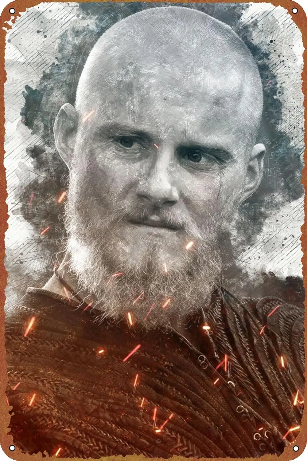 Bjorn Ironside плакат жестяная металлическая вывеска винтажная настенная табличка