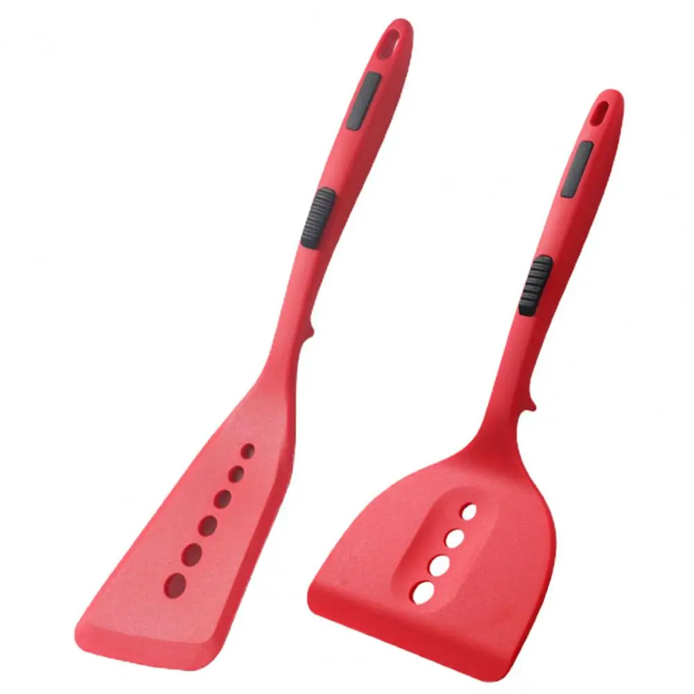 

Удобная гладкая силиконовая кухонная утварь, наборы кухонной утвари без царапин, прочная и крепкая, кухонная утварь с прорезями