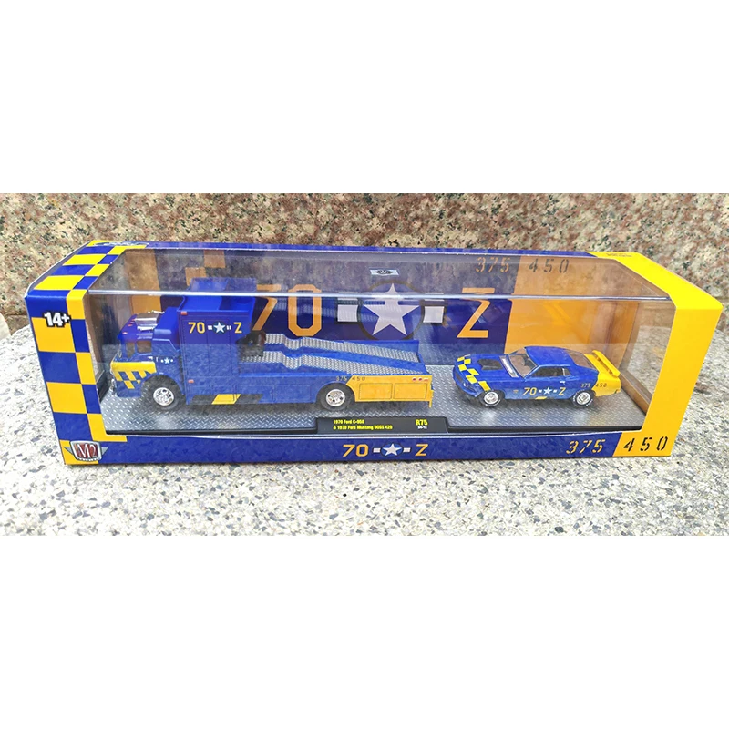 M2 1:64 Mustang Dodge Challenger Impala GMC Пикап Plymouth посылка серии литая под давлением модель