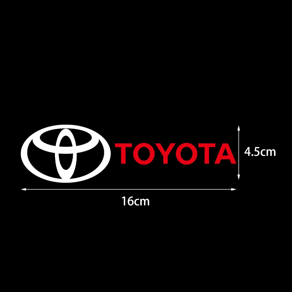 

Водостойкие автомобильные наклейки, виниловый стиль, авто наклейка, аксессуар для Toyota Yaris Rav4 TRD Camry Prius C-HR Highlander
