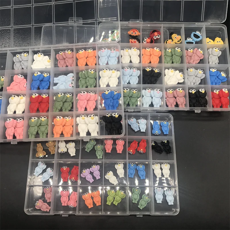 

30 шт., подвески для ногтей из полимерного материала