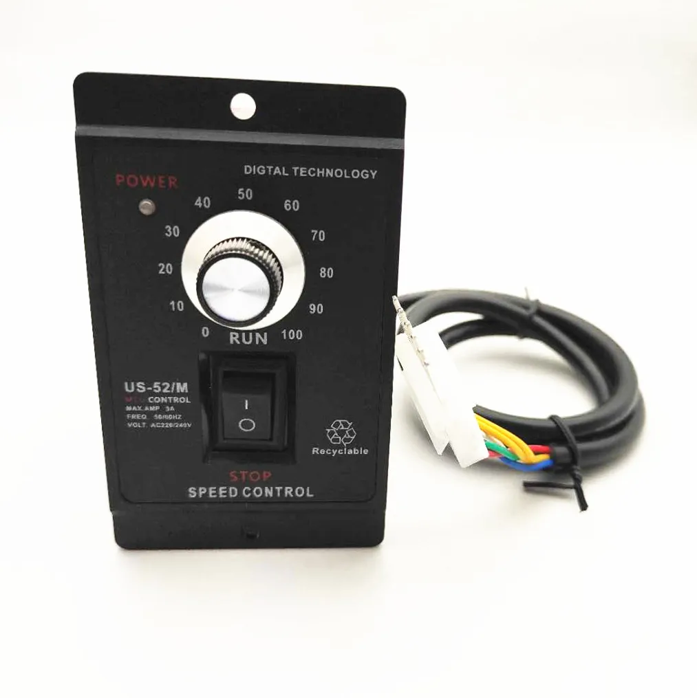 Us-52 контроллер скорости двигателя/регулятор 3A 6/120/180/250W/400W 50/60Hz Ac 220/250V