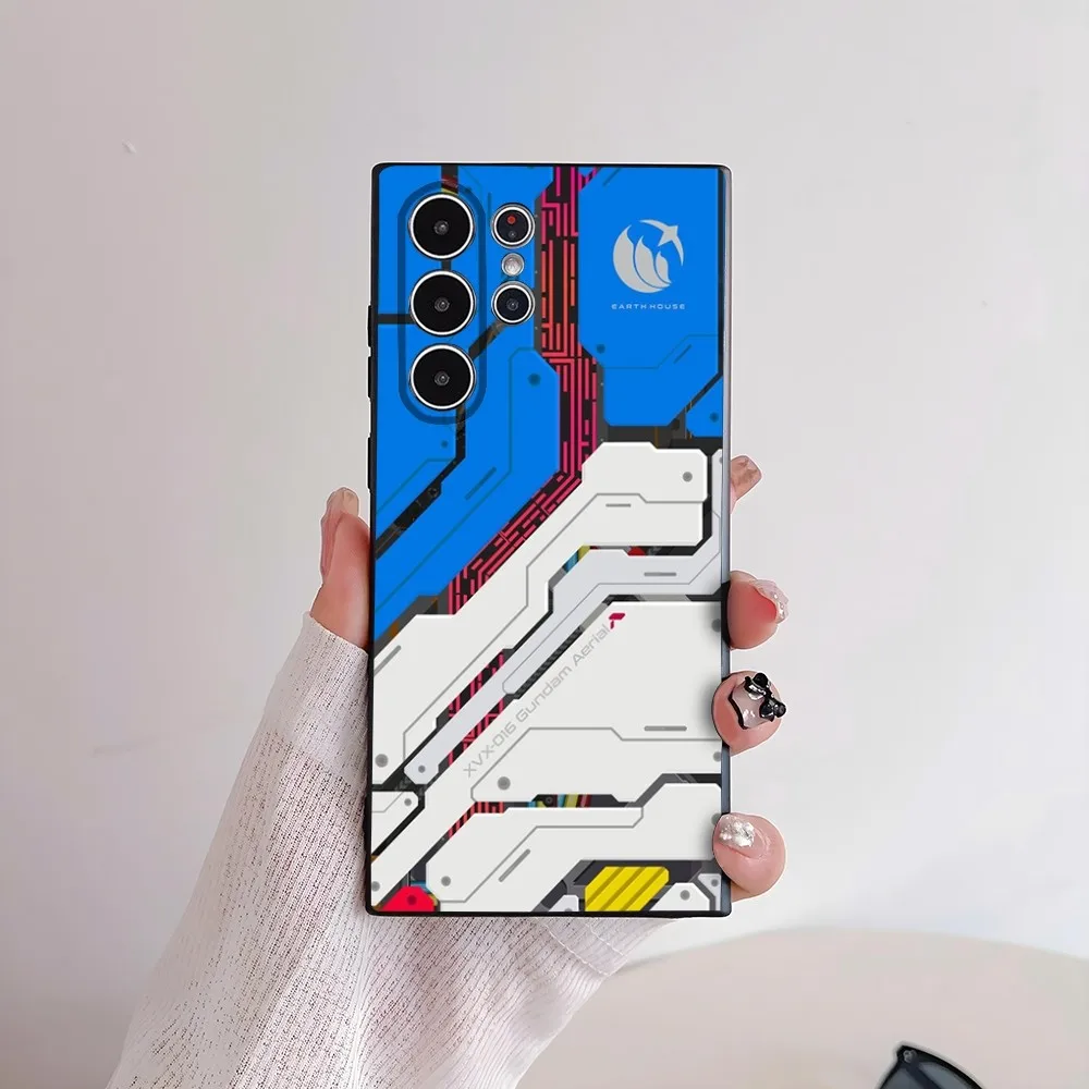 Фото Крутой механический чехол для телефона G-GUNDAMs для Xiaomi Redmi Note 14 13 12 12S 11 11S 10 9 8 7 Pro Plus 4G 5G Мягкая силиконовая задняя крышка №3