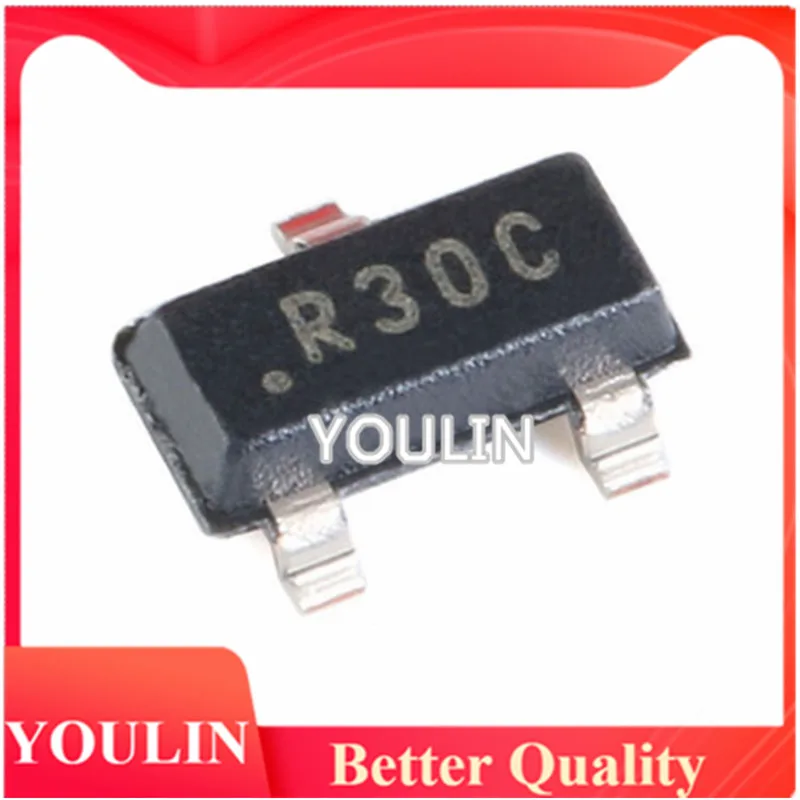 

10pcs Original genuine REF3025AIDBZR Screen Printing R30C SOT-23 2.5V output 50ppm/℃ voltage reference chip