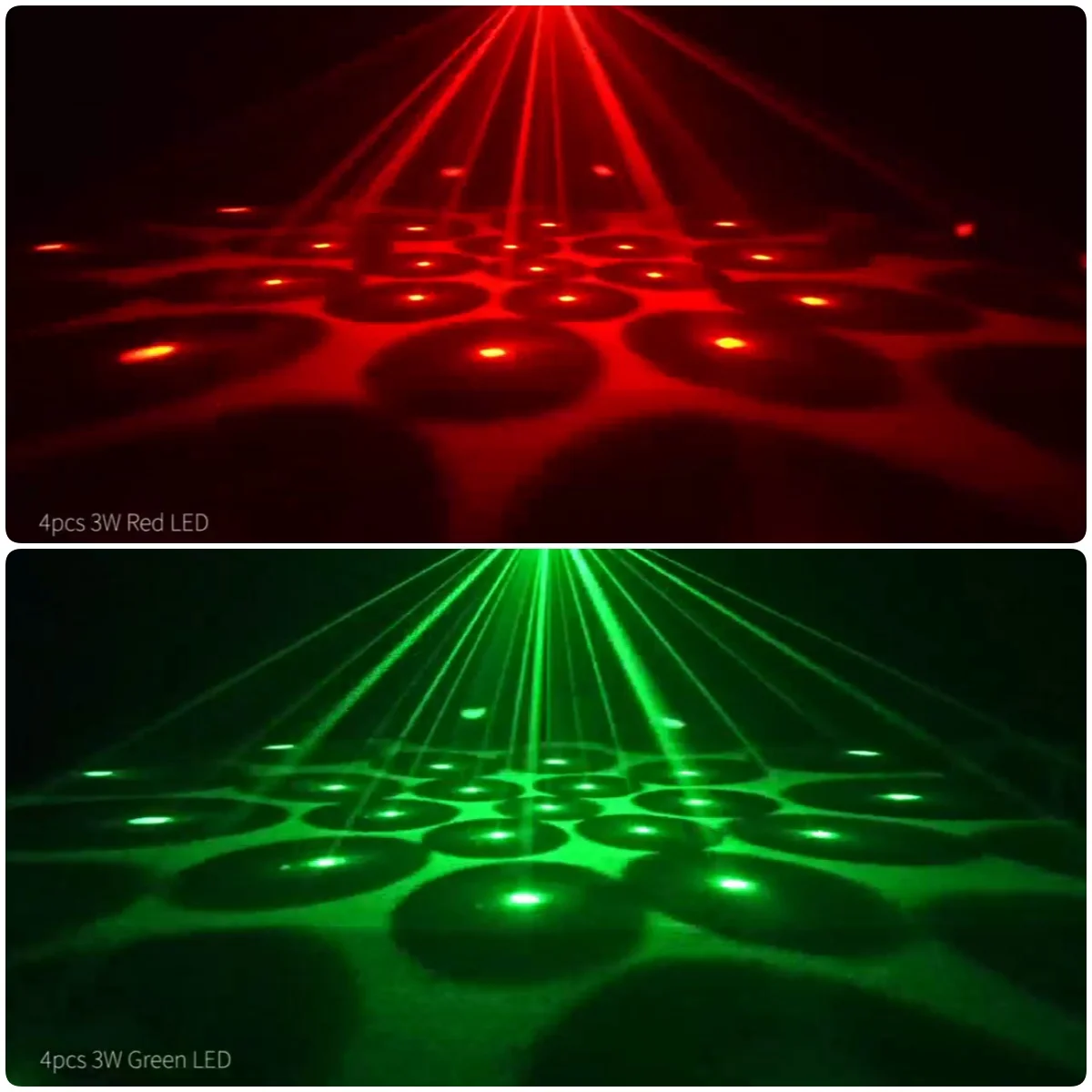 Фото 80 Вт стробоскопический лазерный движущийся головной светильник DMX512 RGB светодиодный многофункциональный поворотный сценический светильник с тремя рычагами для DJ Bar Party Disco №5