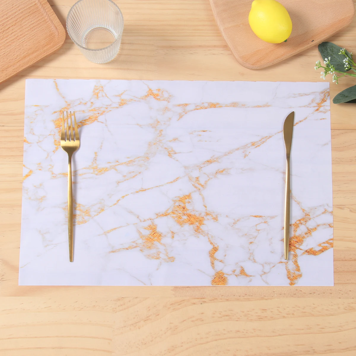 Подстилка под мрамор украшение на день рождения для детей и взрослых кухонного