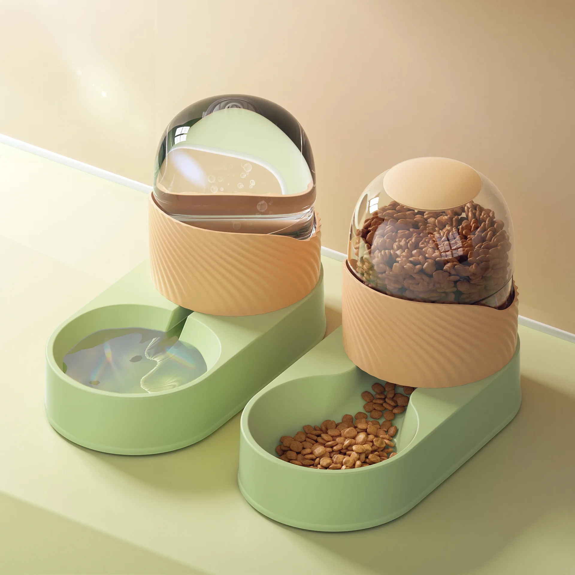 

Science Diet Weekly Cat Water Dispenser Automatic Feeder Drinking Dispenser Dog Cat Bowl Dog Bowl Combination Pet Supplies 2L+2L