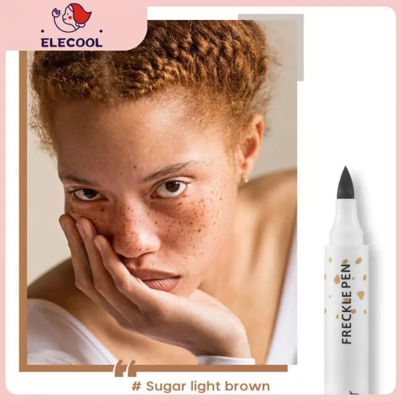 

Natural Lifelike Freckle Pen Soft Brown Freckle Pen Lasting Waterproof Dot Spot Pen Create Effortless Sunkissed Makeup TSLM1