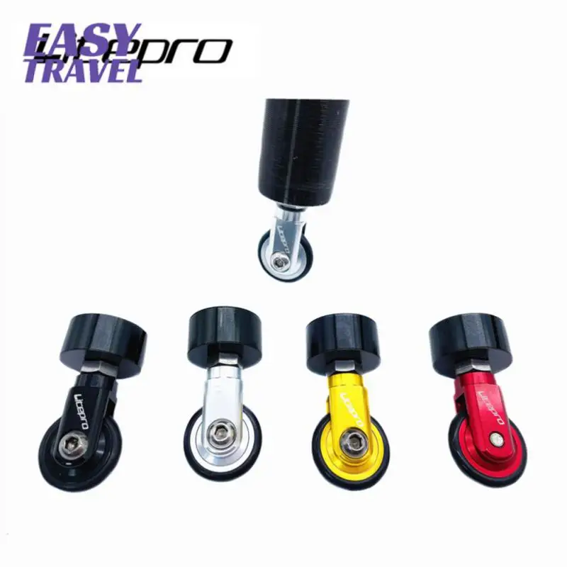 

Anodizing Treatment Push Wheel For Folding Car Silent Cnc Machining Rubber Wheels Non-slip Seatpost Easy Wheel Bicycle Wheel