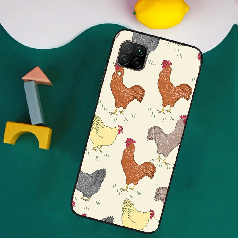 Чехол с рисунком курицы для Huawei Nova 9 10 SE 11i 8i 3i 5T Y90 Y91 Y70 Y60 Y61 P20 P30 P40 Lite P60 Pro
