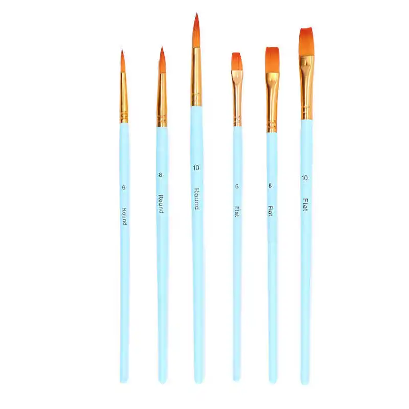 

Paint Brush Set Easy To Maintain Paint Brush for Oil Paint for Watercolor