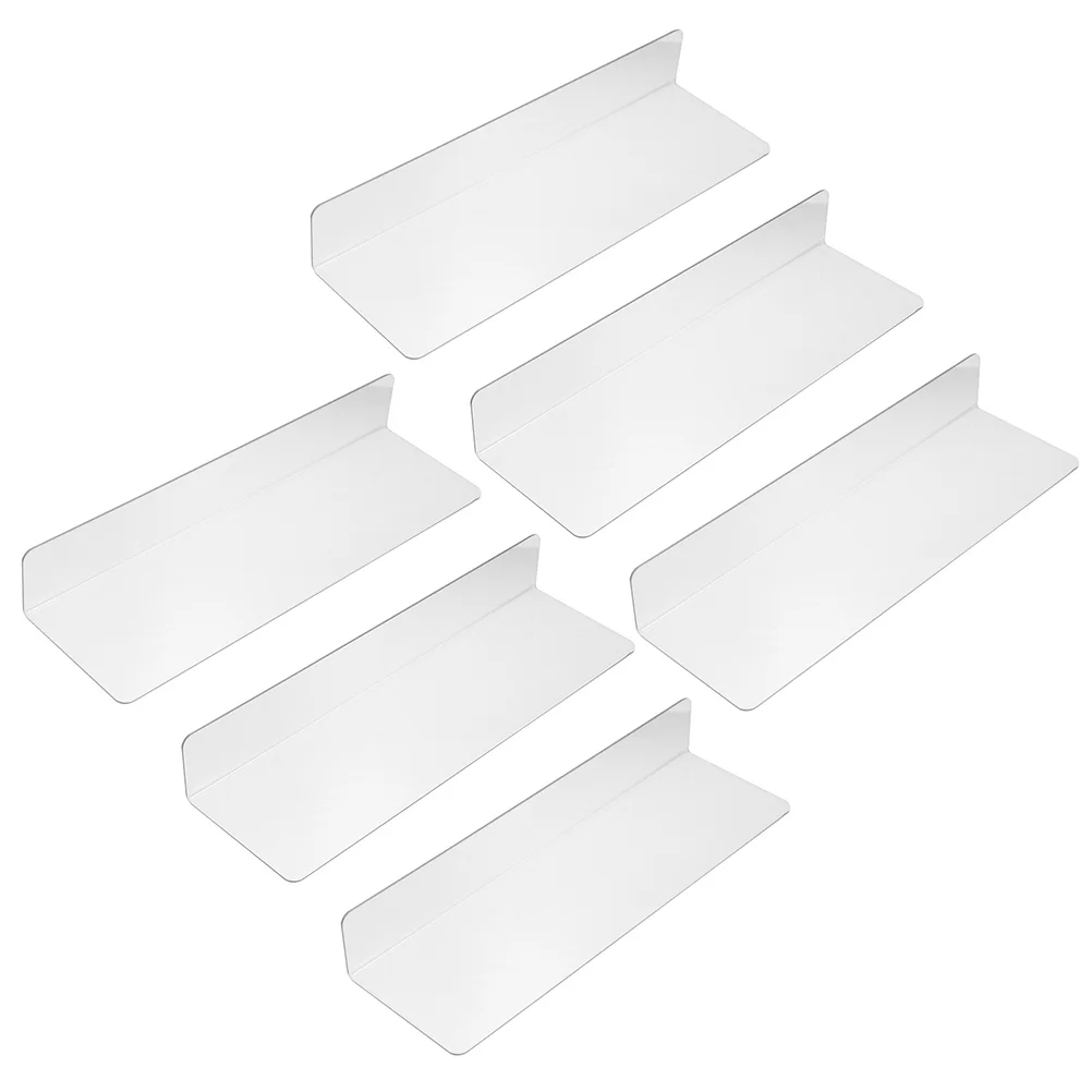 

6Pcs Plastic Shelf Divider Store Goods Separator Commodity Shelf Clapboard