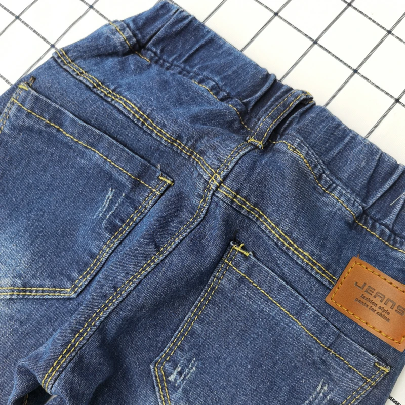 Джинсы-скидки для мальчиков летние классические джинсовые брюки