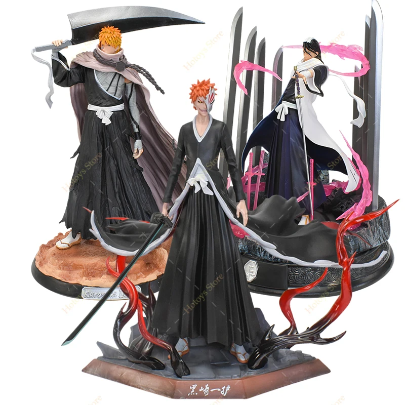 

Аниме Фигурка отбеливателя GK Kurosaki Ichigo, 28,5-34,5 см, маска для борьбы, статуя, игрушки, ПВХ экшн-фигурки, Коллекционная модель, куклы, подарки