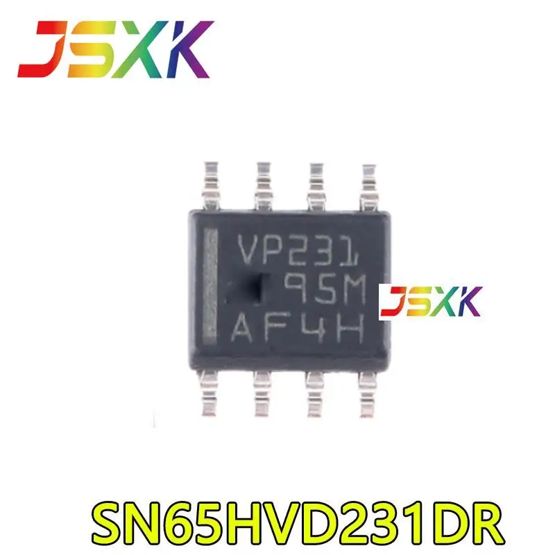 

【10-2PCS】New original SN65HVD231DR SOIC-8 sleep mode 3.3V CAN transceiver chip