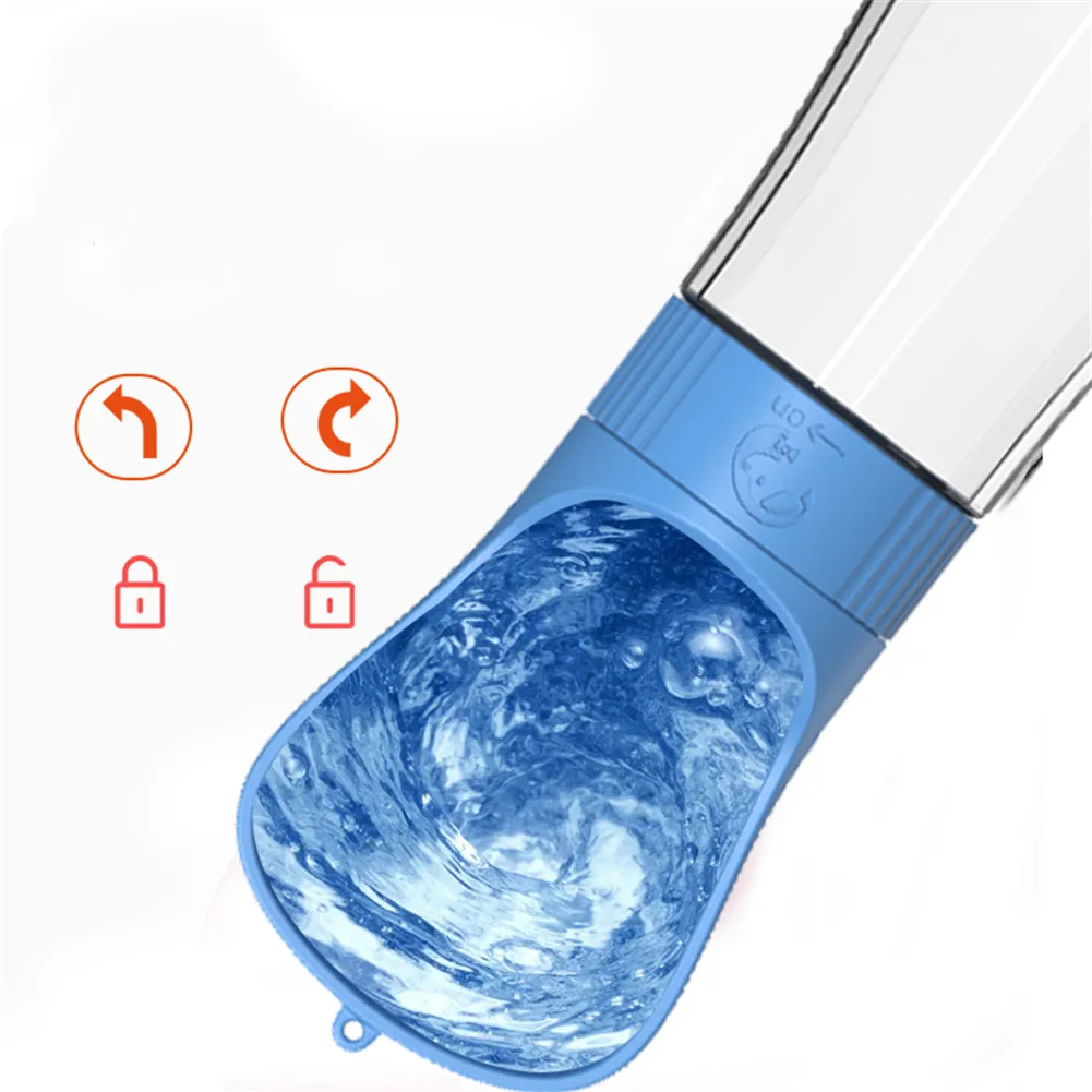 Портативная бутылка для воды собак питатель маленьких больших чаша прогулок на