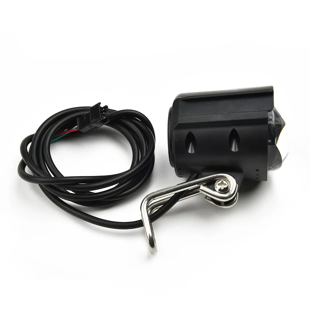 

LED Headlight E-bike Parts Scooter Front Fork Light With Horn Spotlight