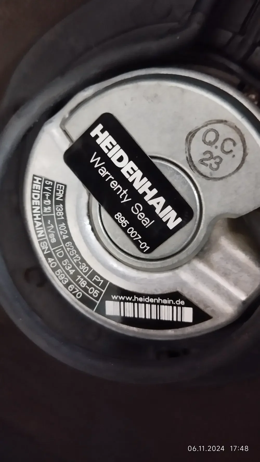 Новый идентификатор ERN 1381 1024 62S12-30 534118 -05