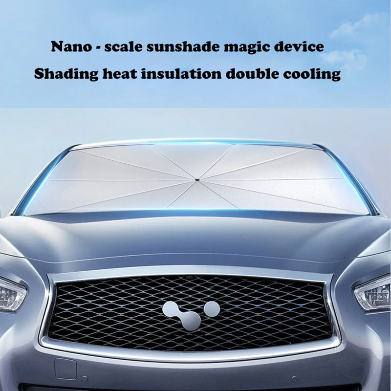

Summer Sun Protection Heat Insulation Cloth Car sun shade cover Car Windshield Sunshade Umbrella Type Sun Shade for Car Window