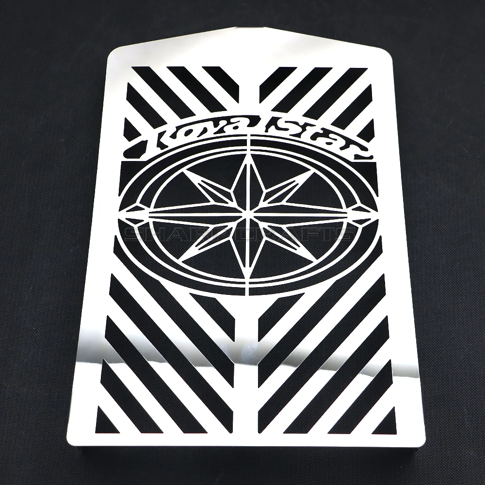 

Для Yamaha XVZ13 Royal Star XVZ1300 XVZ1300 Venture Tour Deluxe мотоциклетная решетка радиатора с пламенем, защита черепа