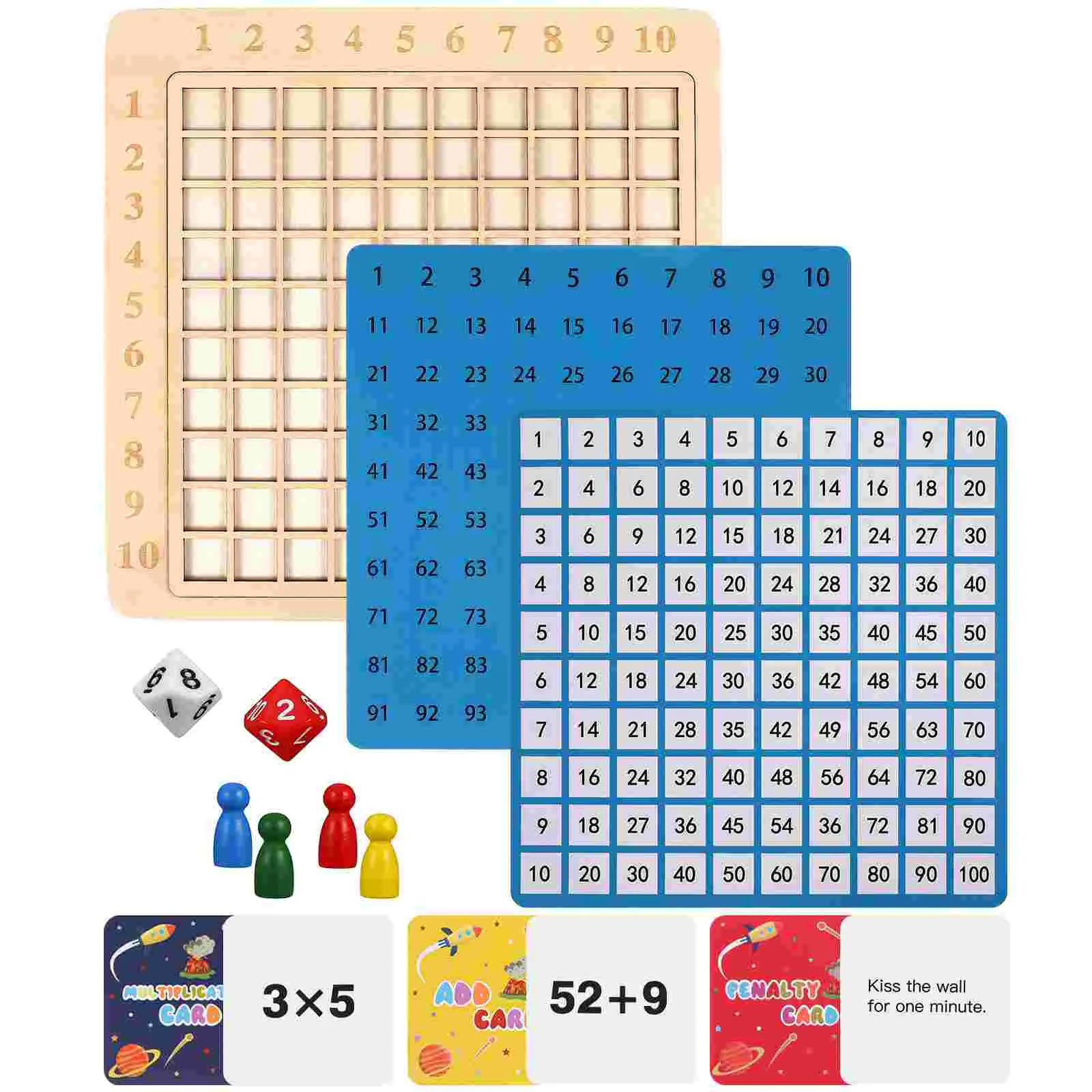 

Toys Montessori Wooden Math Learning Early Board Counting Calculating Multiplication Toy Game Number Hundred Colors Cognitive
