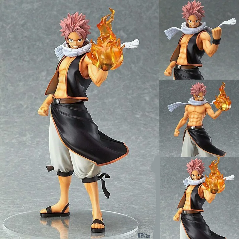 

23 см аниме Сказочный хвост Natsu масштаб 1/7 Фигурки ПВХ Коллекционные фигурки модели игрушки для рождественского подарка