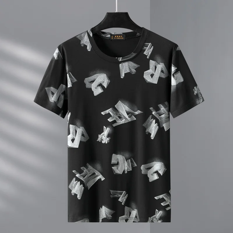 Мужская футболка из вискозы размеры до 10XL | одежда