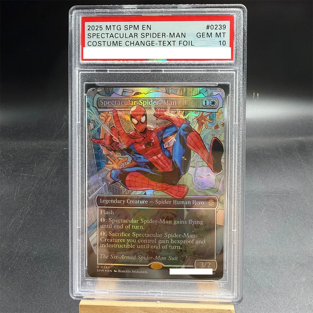 Коллекционная карта DIY TCG 2025 MTG SPM EN SPECTACULAR SPIDER-MAN R 0239, копия, рейтинг 10 баллов, подарок-игрушка (art.: 3920db424751c) - 3920db424751c