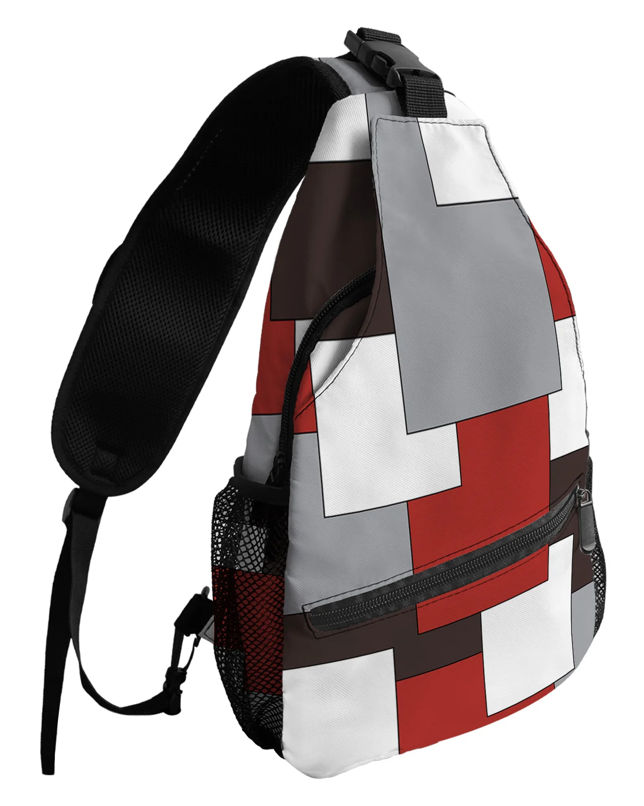 Нагрудные сумки с абстрактным геометрическим рисунком среднего века для женщин