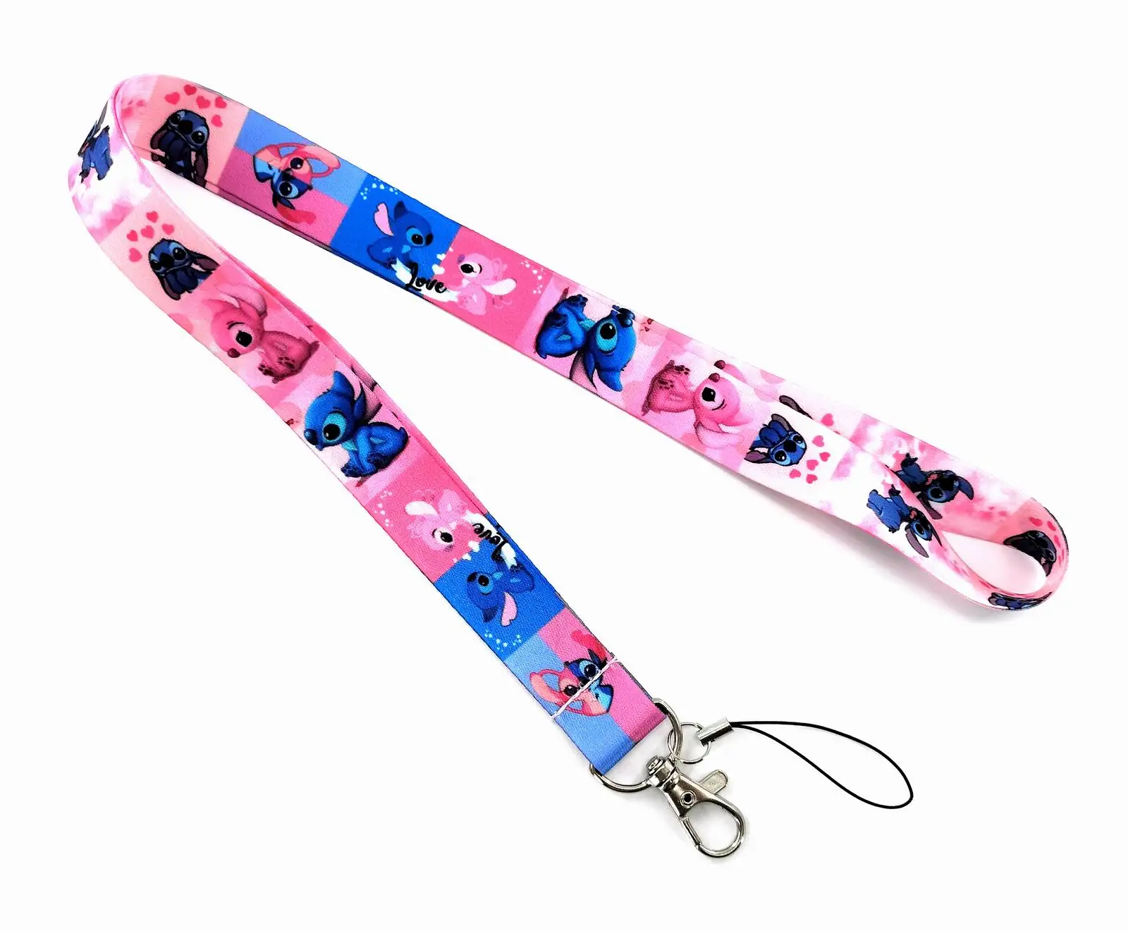 

Брелок для ключей D095 с мультяшными персонажами, аксессуар для телефона, шнурок для ID значков с животными