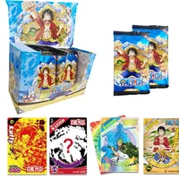 ONE PIECE Cards Anime Playing Games hobby Collection Figures Zoro Luffy Nami   SSR Paper Rare Card For Child Gifts Toys