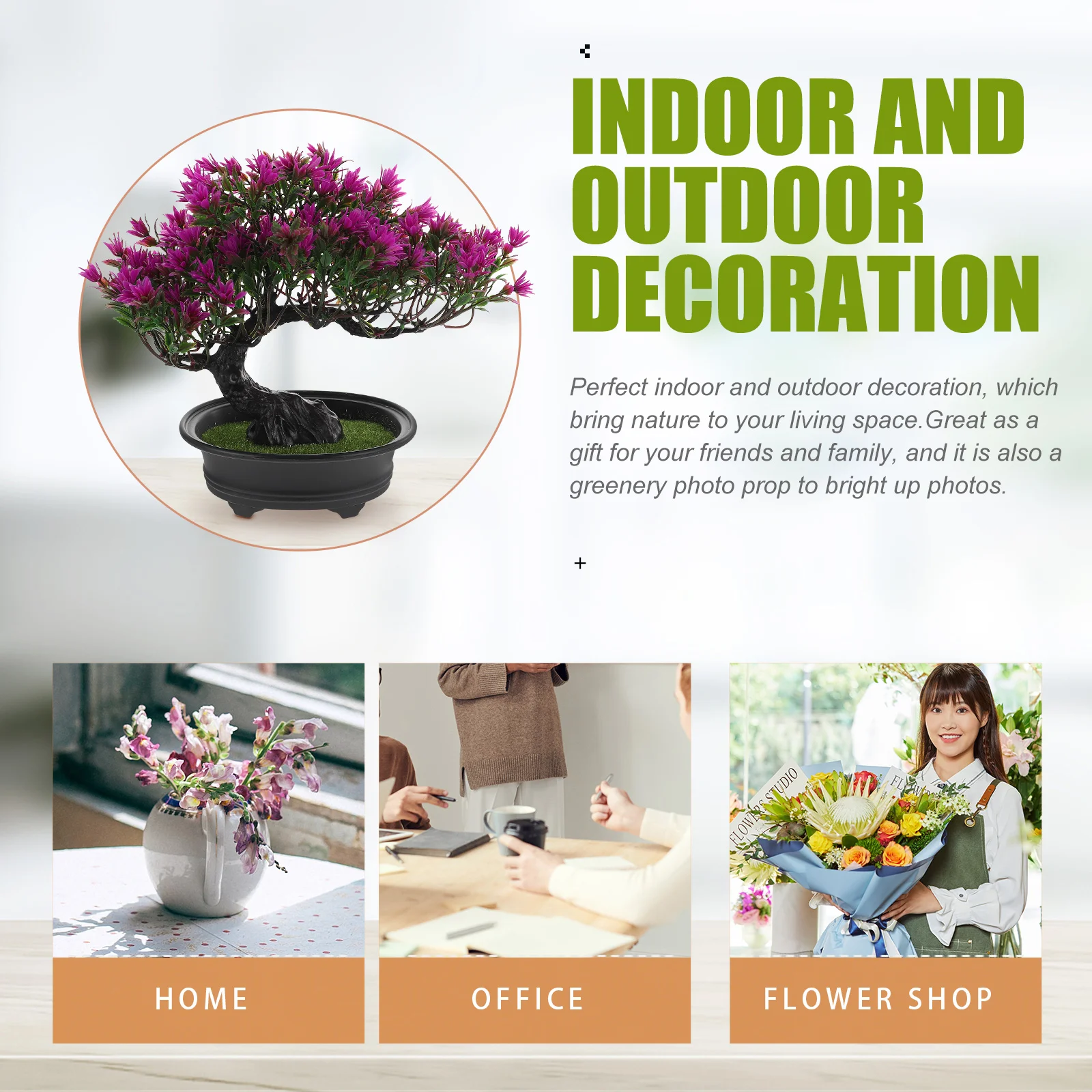 Искусственные растения уличная имитация добро пожаловать сосна настольное