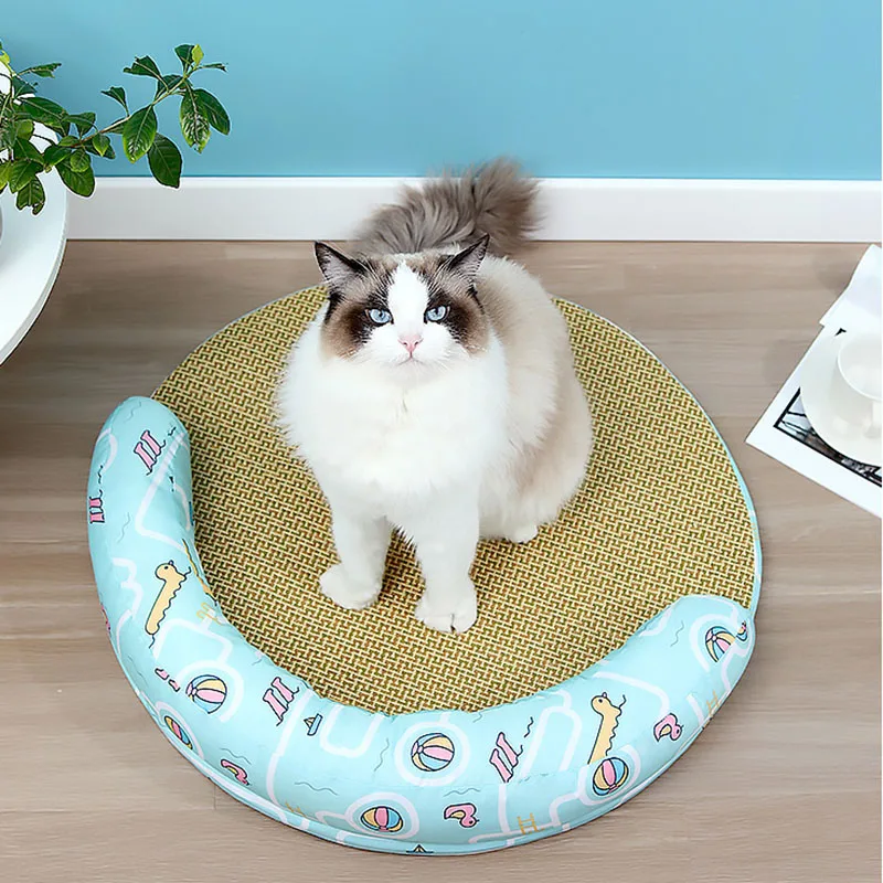 

Ice Pad Bite Resistant Dog Cushion Dog Bed Dog Kennel Pet Lounger for Dogs Pets Dogs Accessories Pet Bed for Dog Bed for Cats