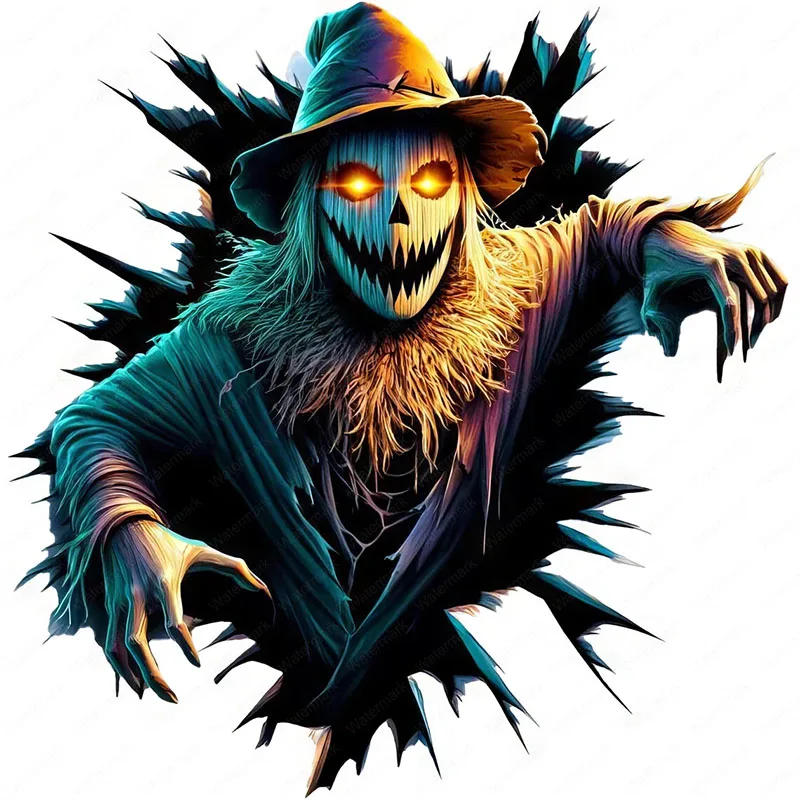 

Наклейки на стену с пугалом, наклейки на сиденье для унитаза, вход в спальню, гостиную, крыльцо, украшение дома, наклейки на стену