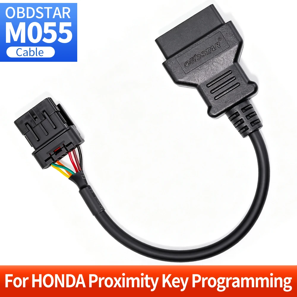Фото Новый кабель передачи данных OBDSTAR M055 для Honda, для серии OBDSTAR ISCAN (мотоциклы/суда), программирование бесконтактных ключей в режиме BENCH, автомобильный кабель. №4