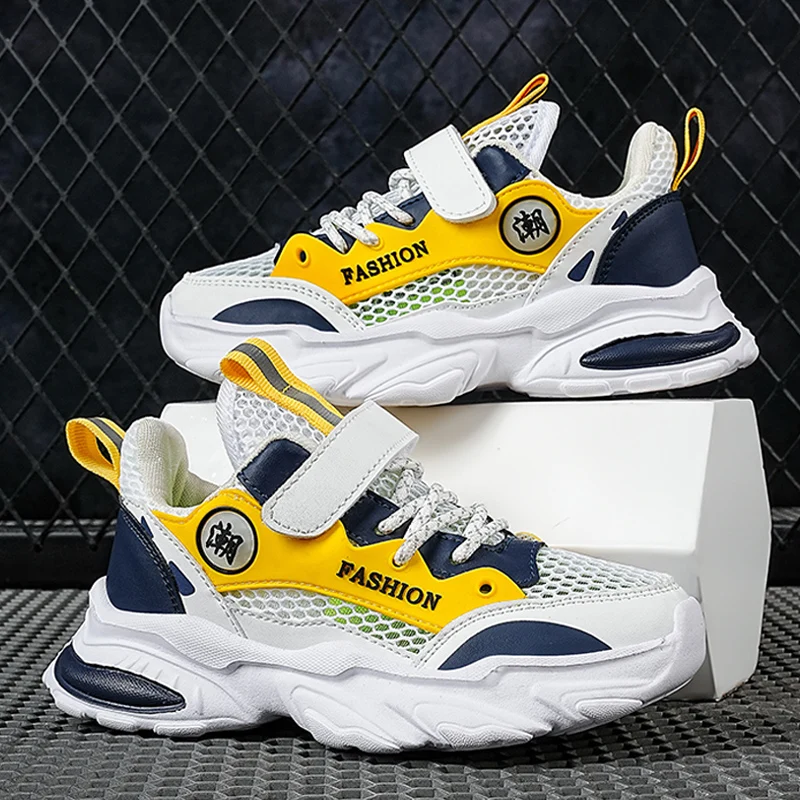 

Children Sneakers Boys Shoes Fashion Mesh Platform Kids Casual Shoes 6 To 12 Years School Summer Sports Tennis Shoes for Boy