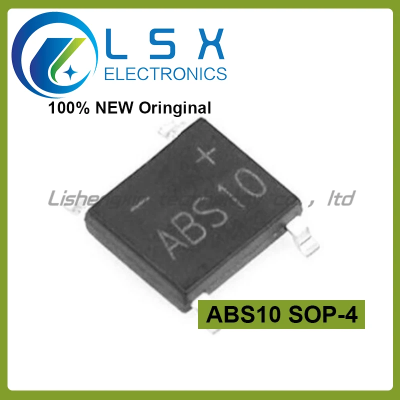 100 шт., чип интегральной схемы для выпрямителя моста ABS10 SOP-4 SMD