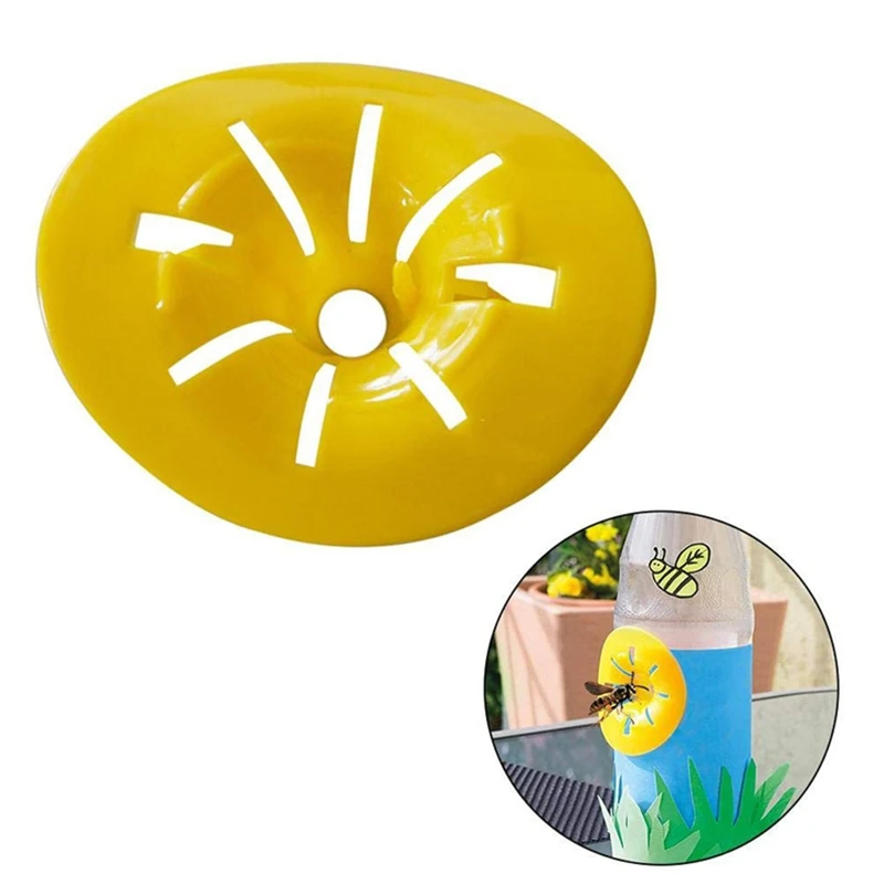 

Plastic Bottle Flower Shape Bee Catcher 15Pcs ​Flying Insect Wasp Killer Trap for Indoor Outdoor Garden Supplies Insects P15F